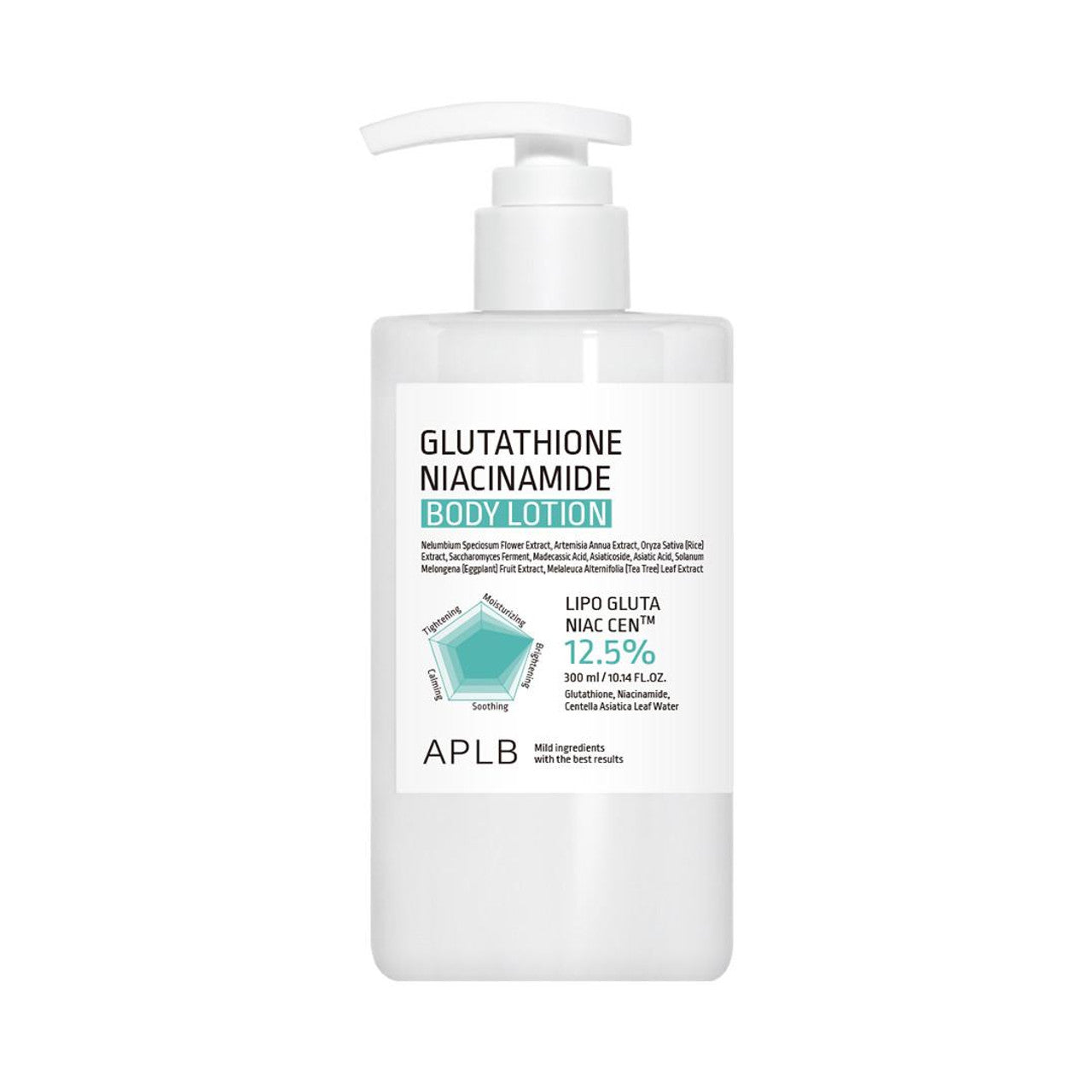 APLB glutathione niacinamide body lotion